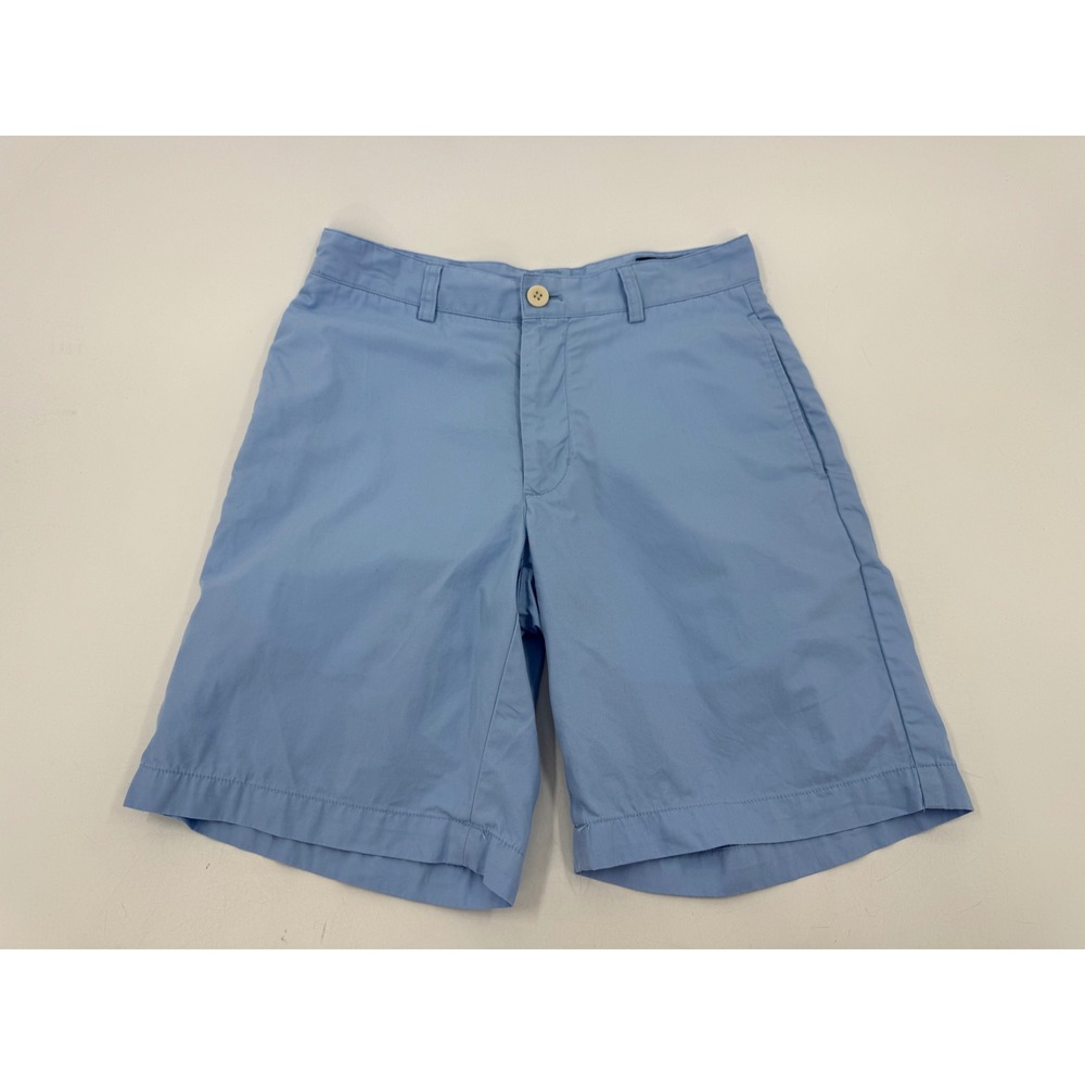 Vineyard Vines Mens 28‎ Club Short Light Blue Cotton Twill Chino Shorts 1H0001